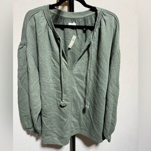 NWT 🎉 Aerie Over Sized Long Sleeve V Neck